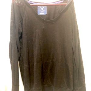 Hooded Heathered top